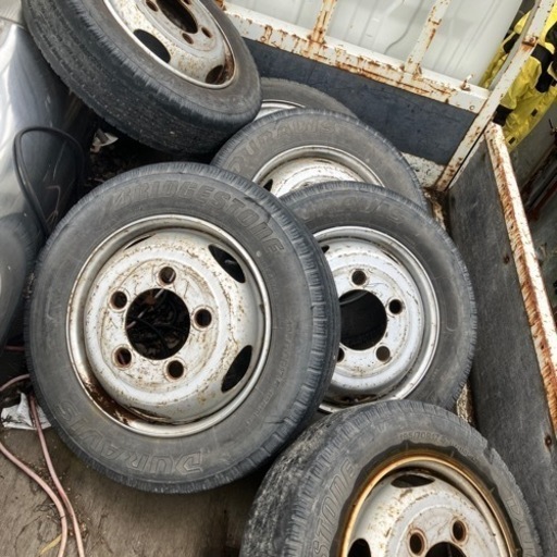 【値下げ】ダイナ用 夏タイヤホイール付6本