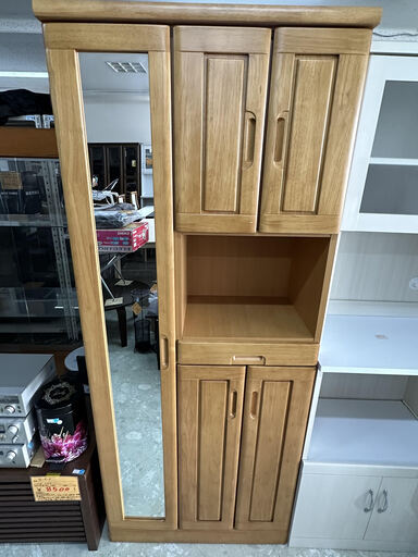 ミラー付き シューズBOX  リサイクルショップ宮崎屋住吉店　22.10.27　ｙ