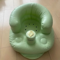 🟡ベビーチェア　グリーン　お風呂マット   入浴 沐浴 新生児 ...