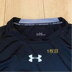 【取引中】アンダーアーマー UNDER URMERコンプレッションシャツ サイズXL 黒の画像