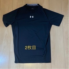 【取引中】アンダーアーマー UNDER URMERコンプレッションシャツ サイズXL 黒の画像
