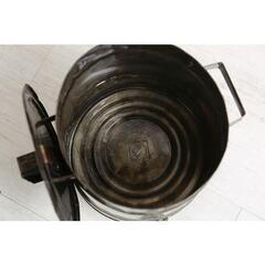 破格！置くだけでおしゃれ！蓋付きドラム缶ポット(S)　新品・未使用の画像
