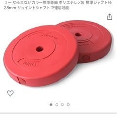バーベルプレート　10kg ×2 