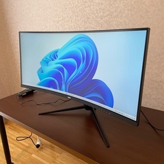 PC用ディスプレイ UWQHD 34インチ HKC C349U  (3440x1440/100Hz)