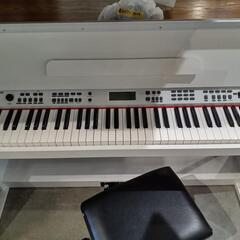 【ALESIS】電子ピアノ（椅子付）　クリーニング済★配送可　管理番号72710の画像