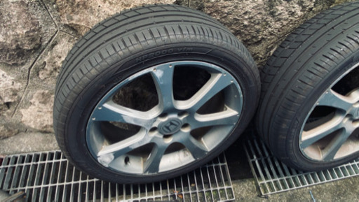 【最終値下げ】225/45R18 バリ山　オデッセイ　アブソ　アルミ付