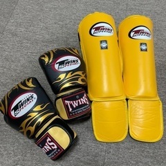 TWINS ボクシンググローブ　脛当て