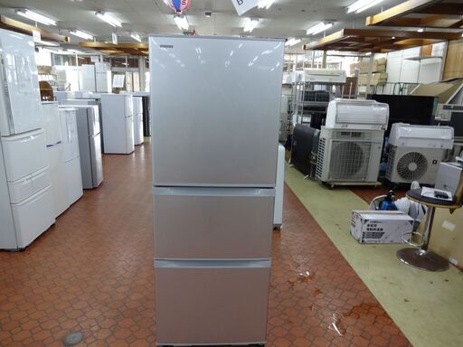 ID 071032　冷蔵庫東芝　３ドア340L　２０１４年製　GR-R34SY(W)
