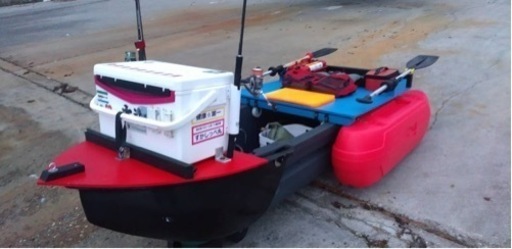 フロートボート　デビルレッド改造版　取り外し可能