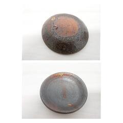 ☆T2206☆ 香炉 香立て 和風キャンドル　受け皿付　茶色の画像