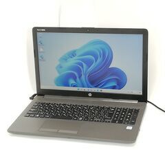 保証付 日本製 15.6型 ノートパソコン HP 250 G7 中古良品 第7世代 Core i3 4GB DVDマルチ Webカメラ Windows11 Office済 即使用可能