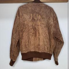 ビンテージ　JUNMEN　スタジャン　M　ピッグレザー　メンズの画像