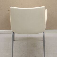 SOGOKAGU Cavaro 相合家具製作所 ミーティングチェア ホワイト ① (E1318wY)の画像