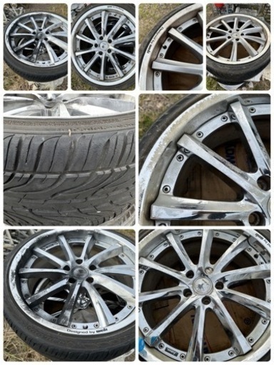 アウディに履いてました。