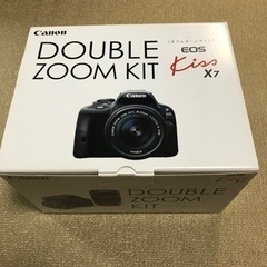 【決まりました】一眼レフ　EOSKISS X7ダブルズームキット
