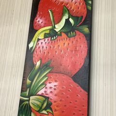 アートパネル イチゴ【ユーズドユーズ名古屋天白店】J2181