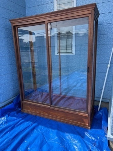 ショーケース　アンティーク　ヴィンテージ  レトロ  古道具