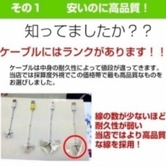 （9/28の週限定値下）アイフォンケーブル2本セット⑤の画像