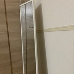 白　ドア掛け　全身鏡