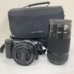 一眼レフ SONY α5000 ダブルズームレンズキット カメラバック付き