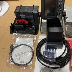 ホンデックス魚探PS-611CNとバッテリーとアンカーセット