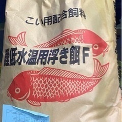 錦鯉の餌　15キロ　低水温対応　浮き餌　大きさ　一粒約、3ミリ前...
