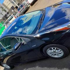 冬タイヤへ交換済みトヨタ プリウス【黒】7万km　4WDの画像