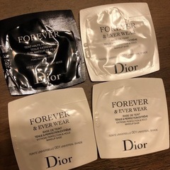 DIORなど試供品の洗顔、化粧水、クリーム