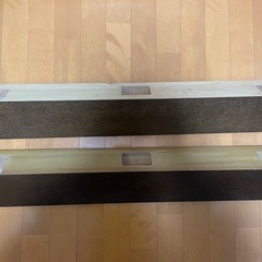 無印良品 壁に付けられる家具 ウォールナット 旧カラー 2個セットの画像