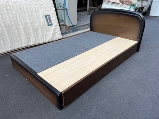 🌸セミダブルベッド🌈マットレスあり🚘配達可能