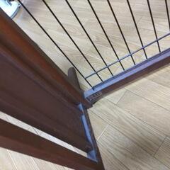 お話し中　木製ペットガードの画像