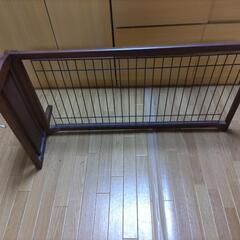 お話し中　木製ペットガードの画像