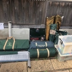 コールマンのキャンプ道具一式