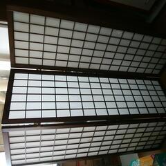 和風ついたて三連 高さ150cm