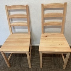 お話中　ＩＫＥＡ　ダイニングチェア　２脚