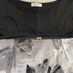 マタニティ 授乳服 ブラックの画像