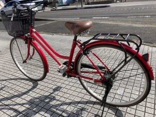 【26インチ自転車】6段変速付き　前かご、ライト新品❗️若林自転車　唐崎店　SALE中❗️ 26インチ自転車】6段変速付き 前かご、ライト新品❗️若林自転車 唐崎