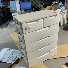 未使用品　アイリスオーヤマ チェスト 5段 日本製 幅72×奥行...