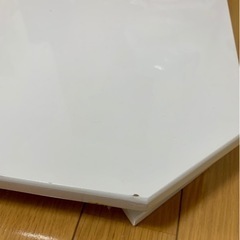 【取引中】折りたたみテーブル ローテーブル 白 幅120×奥行75×高さ32.4の画像