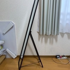 【無料】姿見 茶色フレームの画像