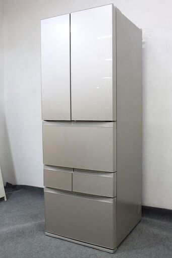 東芝 TOSHIBA GR-K510FD-EC 冷蔵庫 VEGETA サテンゴールド 観音開きタイプ /6ドア /509L 2017年製 中古家電 店頭引取歓迎 R6609)
