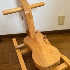 木のおもちゃ/木馬/乗用玩具/手づくりの画像