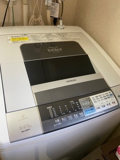 乾燥機付　洗濯機　HITACHIビートウォッシュ8kg