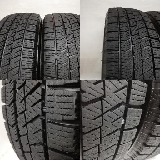 ＜高級スタッドレス & ホイール 4本＞ 155/65R13 ブリザック VRX2  13x4.00B A-TECH 4H -100 軽自動車