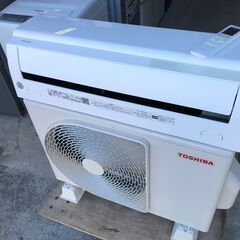 【動作保証あり】TOSHIBA 2021年 2.8kw 10畳用 ルームエアコン RAS-H281PKS ②【管理KR314】