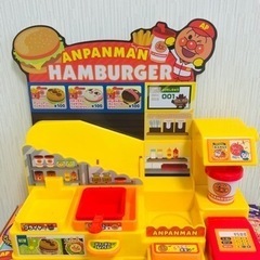美品　アンパンマン　ハンバーガー屋さんの画像