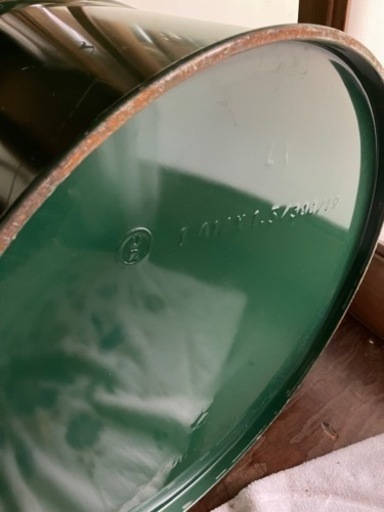 新品　未使用　ドラム缶　1個　深緑色
