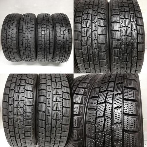 ＜ 希少！ スタッドレス & ホイール 4本 ＞ 165/65R14 ダンロップ  14x4.5J MONZA JAPAN 4H -100 軽自動車