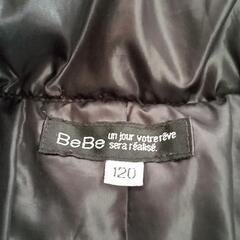 べべ  120cm  女児用中綿コートの画像