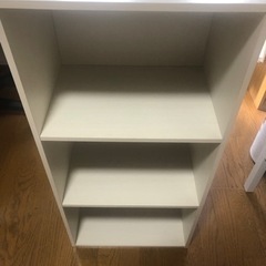 本棚　収納棚　3段　横40 高90 奥30